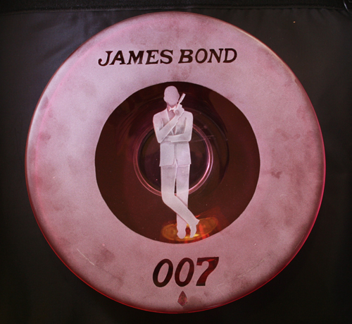 Glass 007 design  James Bond Limited Edition