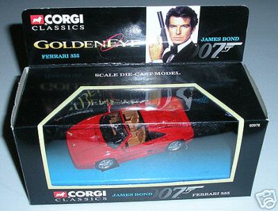 CORGI JAMES BOND GOLDENEYE BOX FERRARI 355