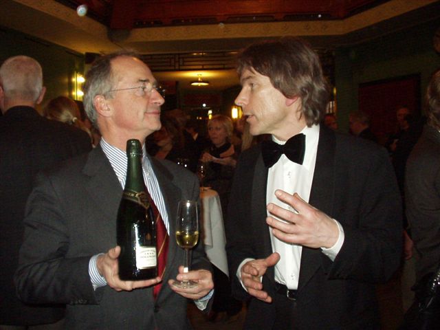 President Champagne House Bollinger Ghislain de Montgolfier  and James Bond Gunnar Schäfer