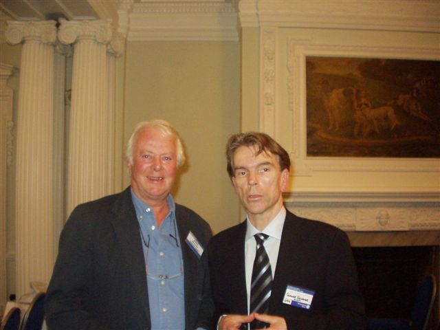 John Grover (Editor 5 bondfilms) with Gunnar Schfer