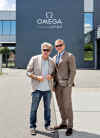 Nick Hayek, Swatch Group CEO with Daniel Craig.