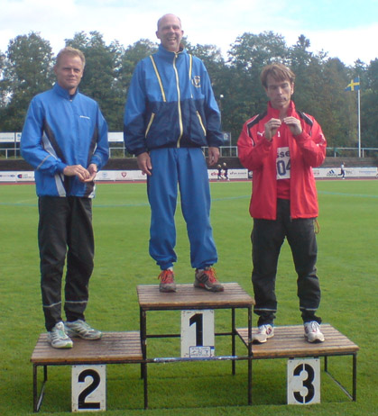 James Bond alias Gunnar Schfer tog brons i SM 400 m friidrott i Vrnamo 18 augusti 2007