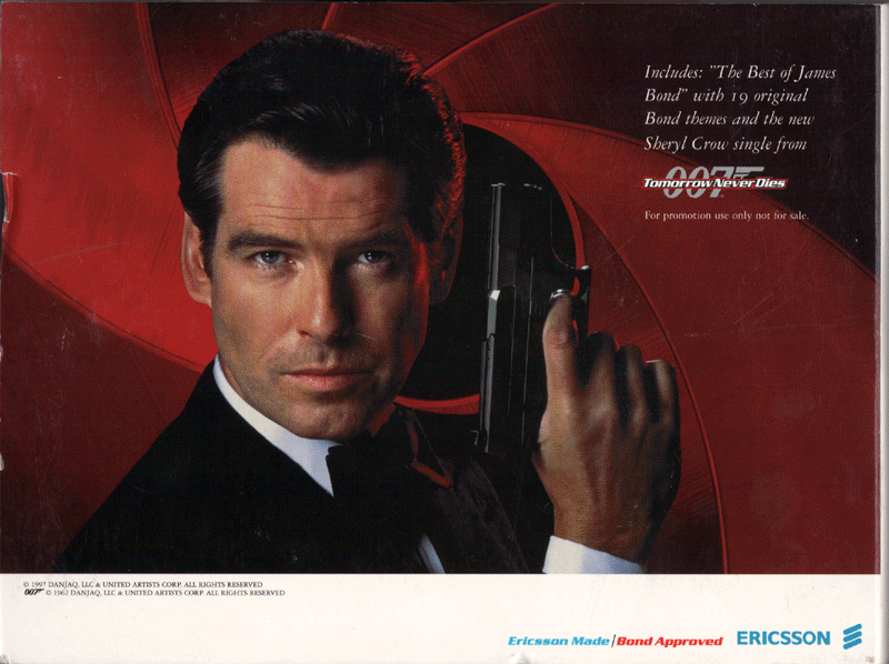 JAMES BOND MUSIC COLLECTION ERICSSON MADE / BOND APPROVED ERICSSON