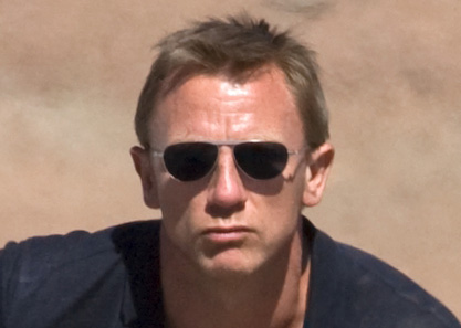 Tom Ford sunglasses in QUANTUM OF SOLACE used by Daniel Craig 