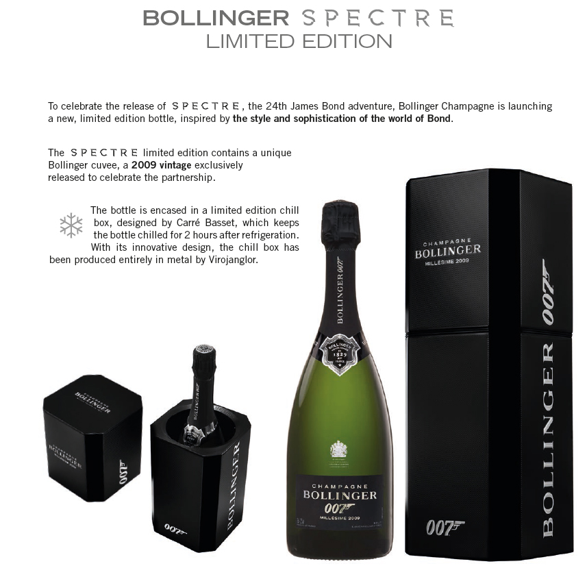 champagne 007 spectre