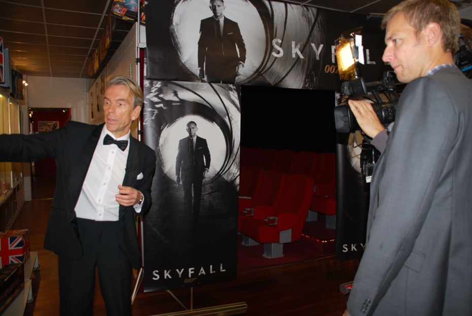 James Bond and fotograf Brynjar Widerøe 