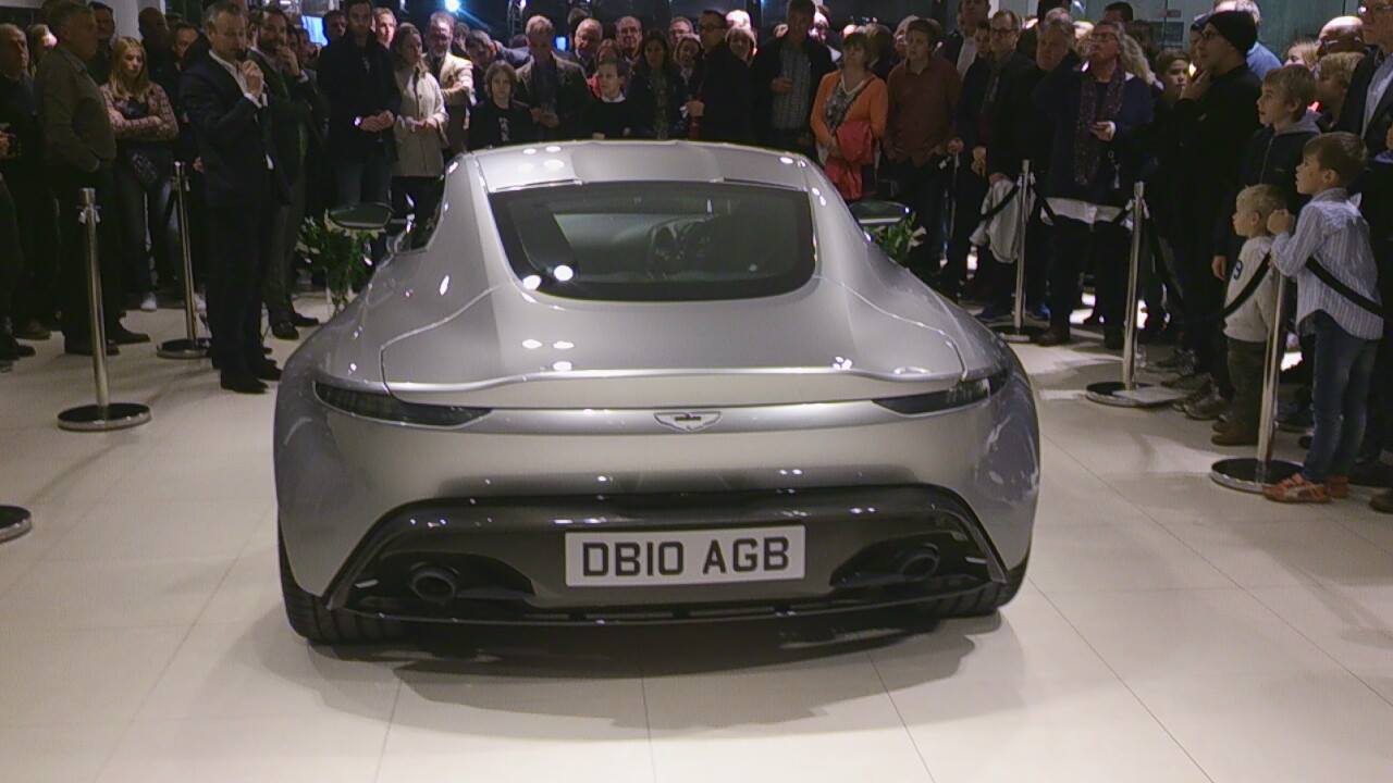 James Bond Gunnar Schfer with the Aston Martin DB10 Spectre same as Daniel Craig was drivning in Bond 24 SPECTRE