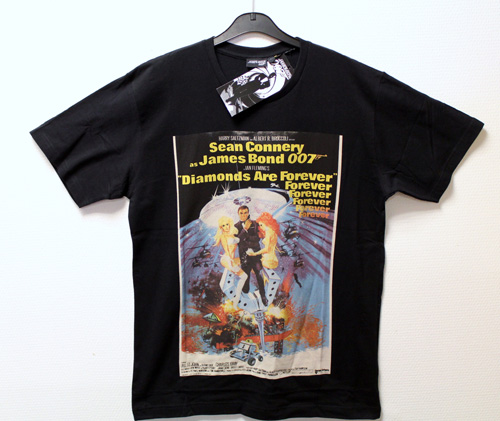 James Bond 007 T-shirt Diamonds Are Forever.