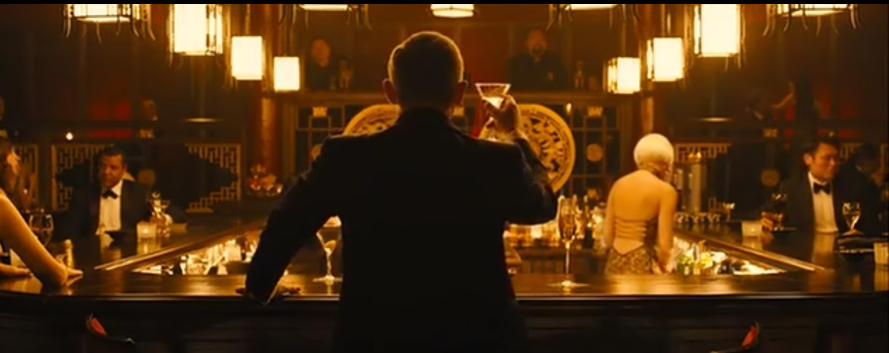 Dry Martini Shaken Not Stirred in Skyfall 2012