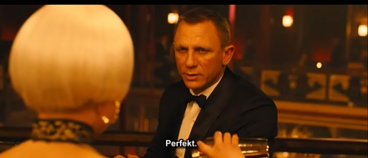 Dry Martini Shaken Not Stirred in Skyfall 2012