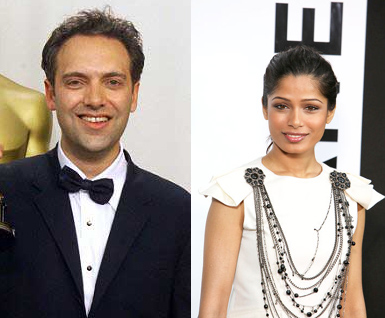 Director Sam Mendes   Freida Pinto Bondgirl