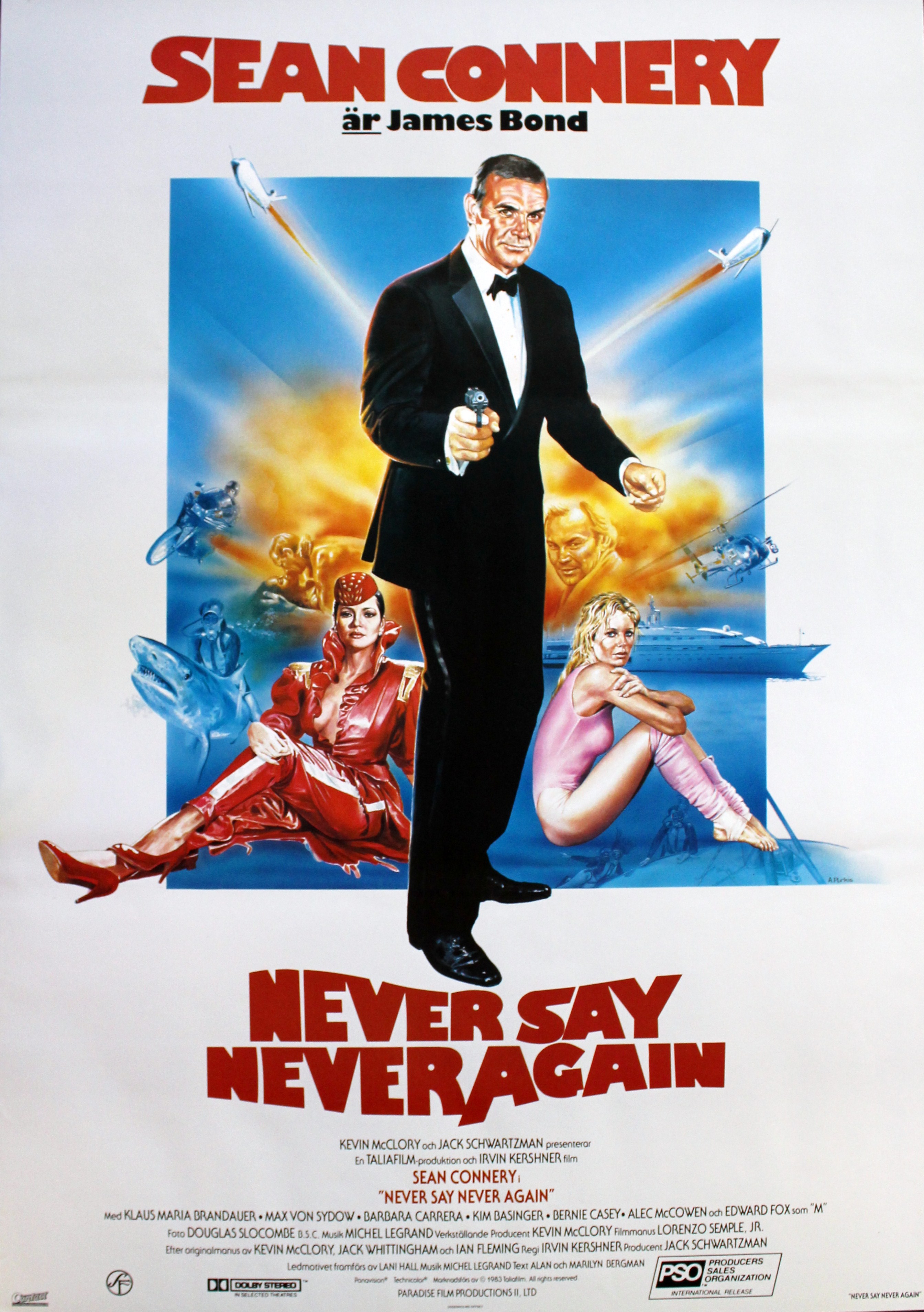 Resultado de imagem para never say never again poster
