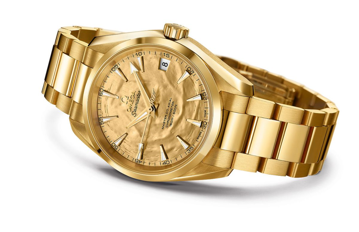 all gold omega watch