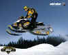 Bombardier Ski-Doo  MX Z-REV snowmobile is featured in the new James Bond movie: Die Another Day.
