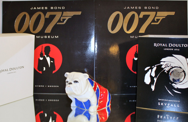 Royal Doulton Bulldog Jack Collectors Edition James Bond 007 Skyfall 2012