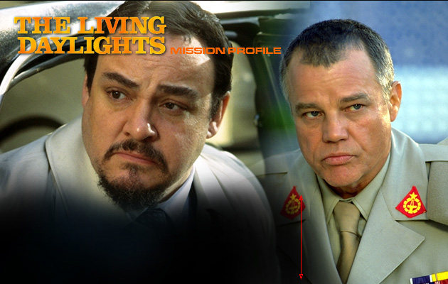 General Leonid Pushkin (John Rhys-Davies), Brad Whitaker (Joe Don Baker)