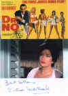 Best Wishes Zena Marshall Miss Taro in Dr No 1962 to James Bond 007 Museum in Nybro Sweden