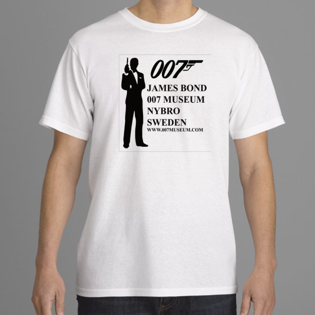 James Bond Inspired Whyte Tectronics T-shirt Diamonds Forever 007 Film Movie