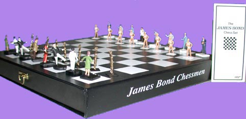 James Bond  Chess 007    Chess set 007 By Little Lead Soldiers 