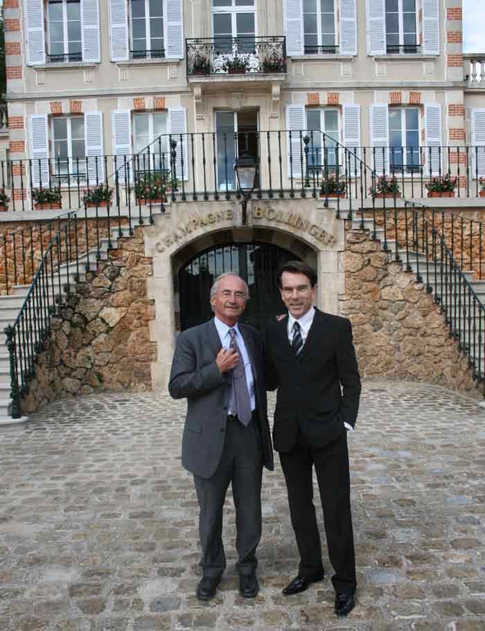 President Bollinger Ghislain de Montgolfier and President Gunnar Schfer  James Bond 007 museum in Nybro 2008-09-08