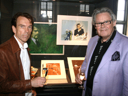 James Bond (Gunnar Schäfer) med världsberömda konstnären Yrjö Edelmann