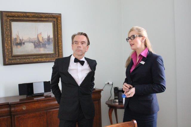 James Bond with Adla Dvorckov Grandhotel Pupp