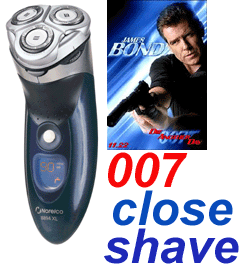 Norelco Philips Philishave HQ8894 XL Sensotec Shaver from the Bond movie "Die Another Day" 