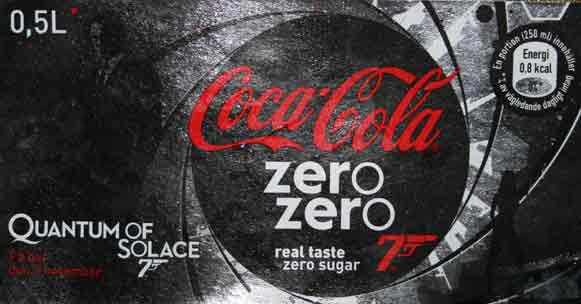 Skyfall Coca Cola Zero Zero Seven Coke 007 James Bond