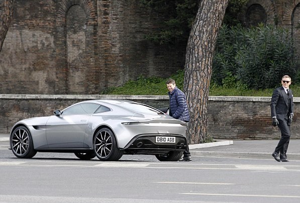 Spectre Aston Martin DB 10 from the movie driven by James Bond