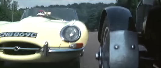 Jaguar E-Type Vehicle used by a character or in a car chase