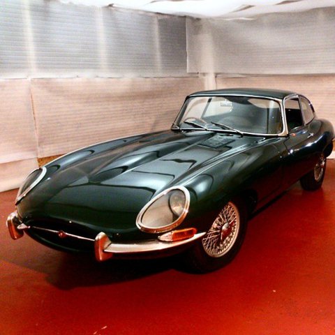 Jaguar E Type Vehicle Used By A Character Or In A Car Chase You