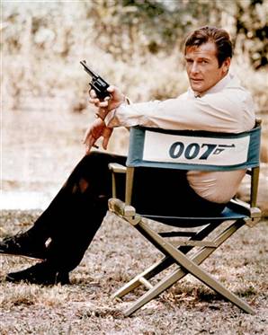 Roger Moore as James Bond 