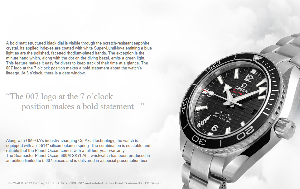 omega planet ocean skyfall limited edition